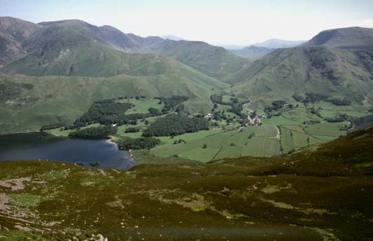  [Buttermere village and Crummock Water] 
