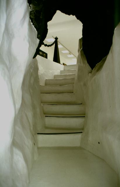 [Stairs to studio from yellow bubble] 