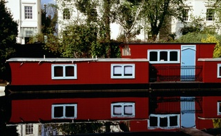  [Canal boat windows] 